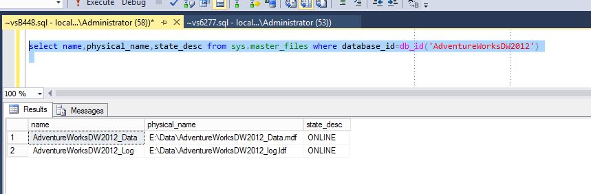 Move User Database file to another drive – Jim Salasek's SQL Server Blog