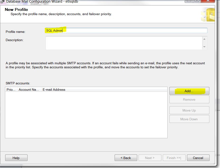 Setting up SQL Server Database Mail – Jim Salasek's SQL Server Blog